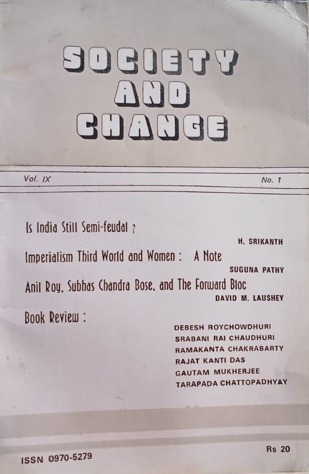 Society and Change 1993 Jan to March
