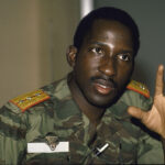 Captain Thomas Sankara leader of Burkina Faso